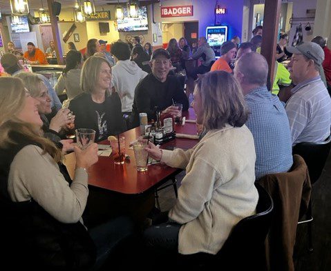 Paddy Mac’s customers enjoying drinks